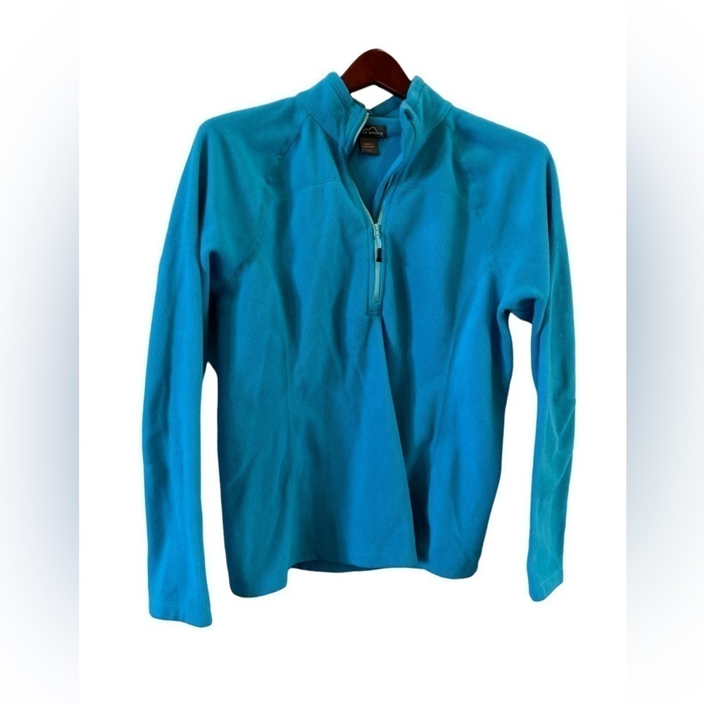 EDDIE BAUER 1/4 Zip Fleece Pullover Sweatshirt size L